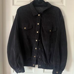 Black corduroy jacket